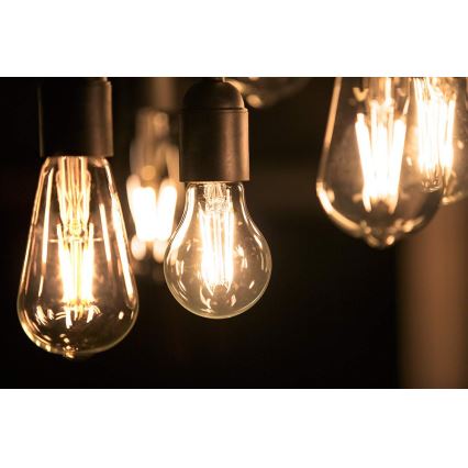 LED Dimbar glödlampa VINTAGE Philips ST64 E27/4,5W/230V 1800K