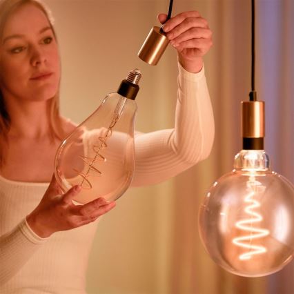 LED Dimbar glödlampa VINTAGE FILAMENT PS160 E27/6,5W/230V 2000-5000K CRI 90 Wi-Fi -WiZ