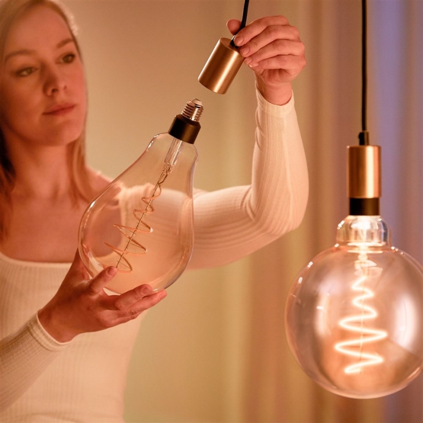 LED Dimbar glödlampa VINTAGE FILAMENT PS160 E27/6,5W/230V 2000-5000K CRI 90 Wi-Fi -WiZ