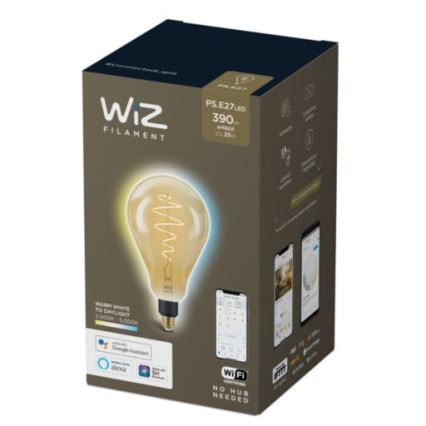 LED Dimbar glödlampa VINTAGE FILAMENT PS160 E27/6,5W/230V 2000-5000K CRI 90 Wi-Fi -WiZ