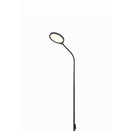 LED Dimbar golvlampa 2i1 LED/10W/230V 3000-4500-6500K svart