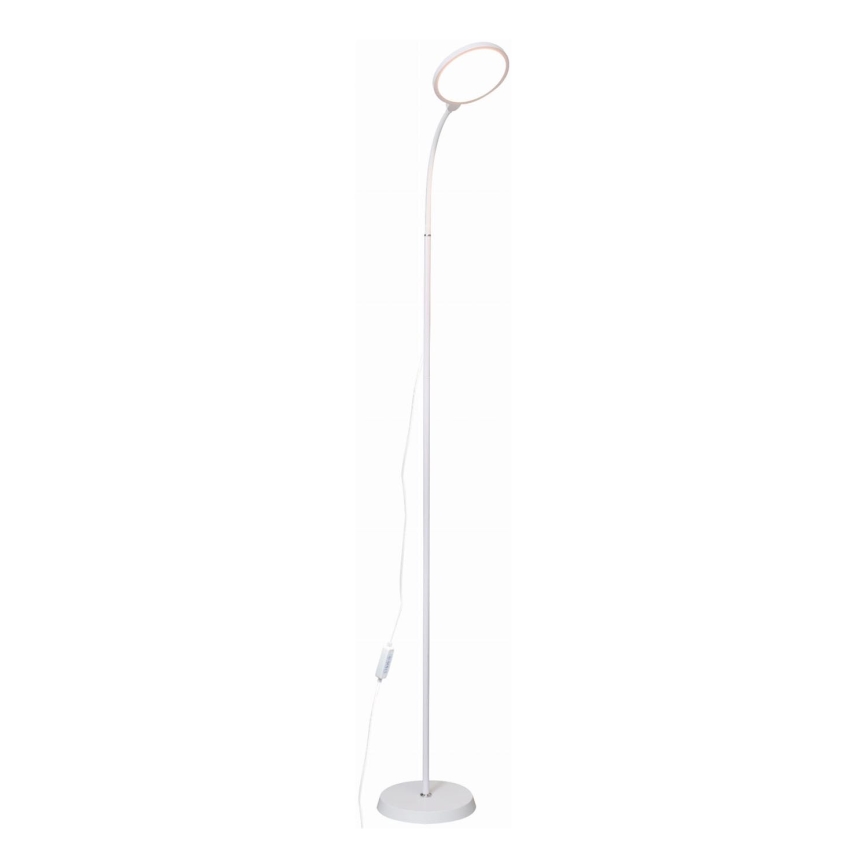 LED Dimbar golvlampa 2i1 LED/10W/230V vit