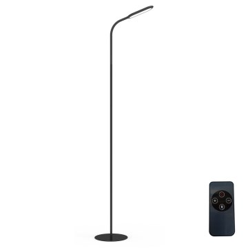 LED Dimbar golvlampa LED/10W/230V 3000/4000/6000K svart + fjärrkontroll