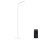 LED Dimbar golvlampa LED/10W/230V 3000/4000/6000K vit + fjärrkontroll
