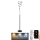 LED Dimbar golvlampa LED/50W/230V 3000-6500K antracit + fjärrkontroll
