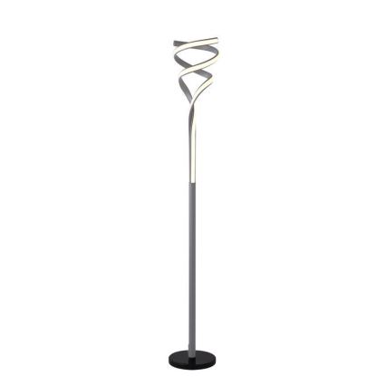 LED Dimbar golvlampa LED/50W/230V 3000-6500K grå + fjärrkontroll