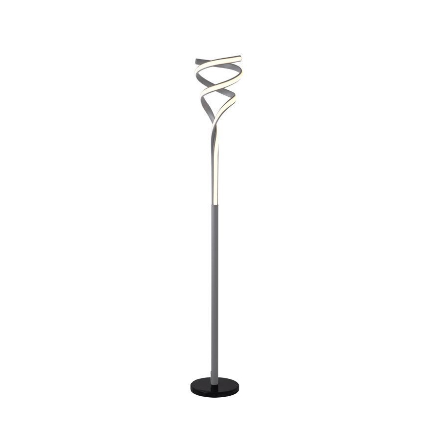 LED Dimbar golvlampa LED/50W/230V 3000-6500K grå + fjärrkontroll
