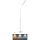 LED Dimbar golvlampa SIGNUS LED/10W/230V 3000/4500/6500K vit