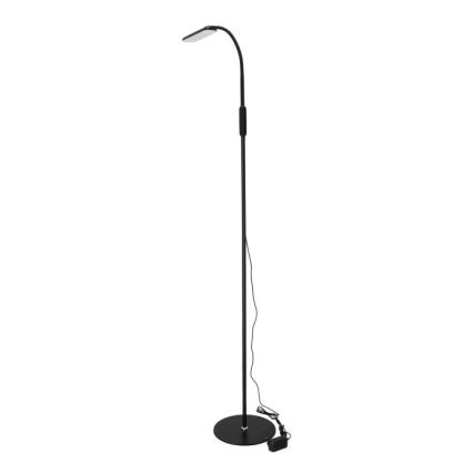 LED Dimbar golvlampa TEILO LED/10W/230V 3000/4000/6500K svart + fjärrkontroll