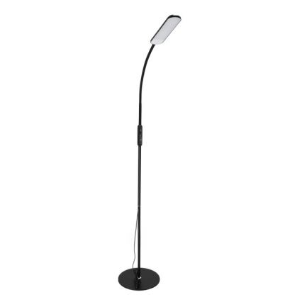 LED Dimbar golvlampa TEILO LED/10W/230V 3000/4000/6500K svart + fjärrkontroll