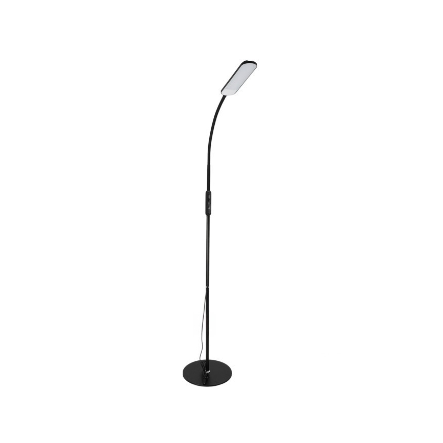 LED Dimbar golvlampa TEILO LED/10W/230V 3000/4000/6500K svart + fjärrkontroll