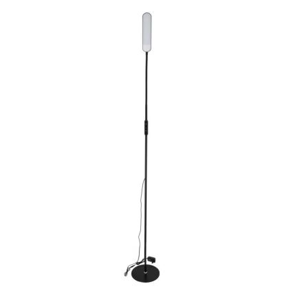LED Dimbar golvlampa TEILO LED/10W/230V 3000/4000/6500K svart + fjärrkontroll