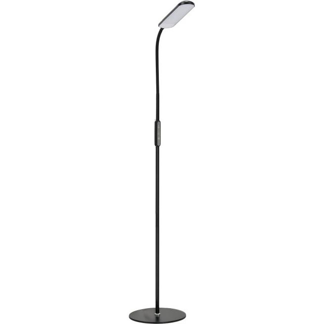 LED Dimbar golvlampa TEILO LED/10W/230V 3000/4000/6500K svart + fjärrkontroll