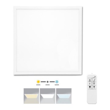 LED Dimbar Hängande takpanel med en Fjärrkontroll  ZEUS LED/40W/230V 4000K