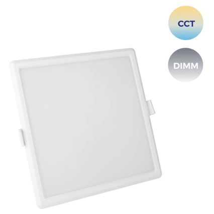 LED Dimbar infälld belysning ALGINE LED/12W/230V Wi-Fi Tuya fyrkantig