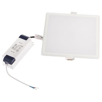 LED Dimbar infälld belysning ALGINE LED/12W/230V Wi-Fi Tuya fyrkantig