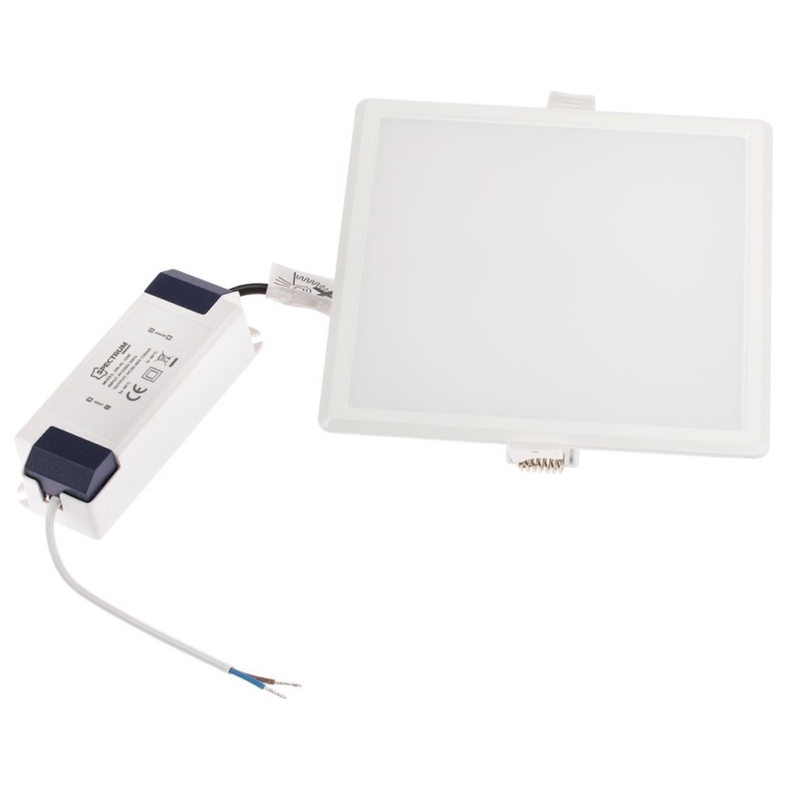 LED Dimbar infälld belysning ALGINE LED/12W/230V Wi-Fi Tuya fyrkantig
