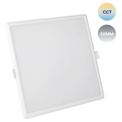 LED Dimbar infälld belysning ALGINE LED/22W/230V Wi-Fi Tuya fyrkantig