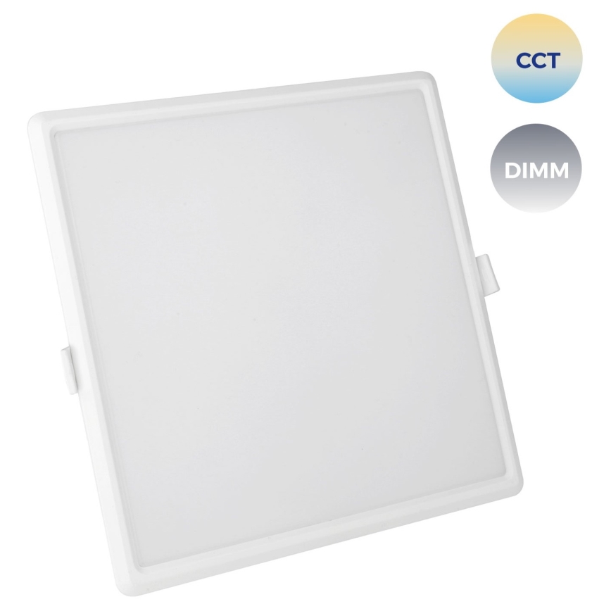 LED Dimbar infälld belysning ALGINE LED/22W/230V Wi-Fi Tuya fyrkantig