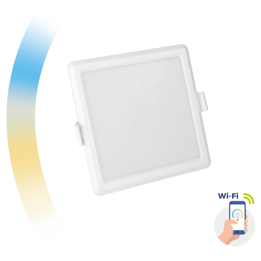 LED Dimbar infälld belysning ALGINE LED/6W/230V Wi-Fi Tuya fyrkantig