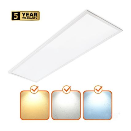 LED dimbar infälld panel CAPRI LED/25/36/40W/230V 3000/4000/5700K IP44 30x120 cm