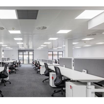 LED dimbar infälld panel CAPRI LED/25/36/40W/230V 3000/4000/5700K UGR&lt;19 IP44 60x60 cm