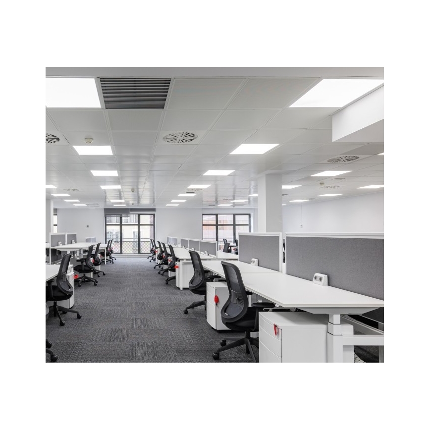 LED dimbar infälld panel CAPRI LED/25/36/40W/230V 3000/4000/5700K UGR&lt;19 IP44 60x60 cm