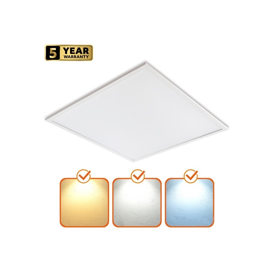 LED dimbar infälld panel CAPRI LED/25/36/40W/230V 3000/4000/5700K UGR&lt;19 IP44 60x60 cm