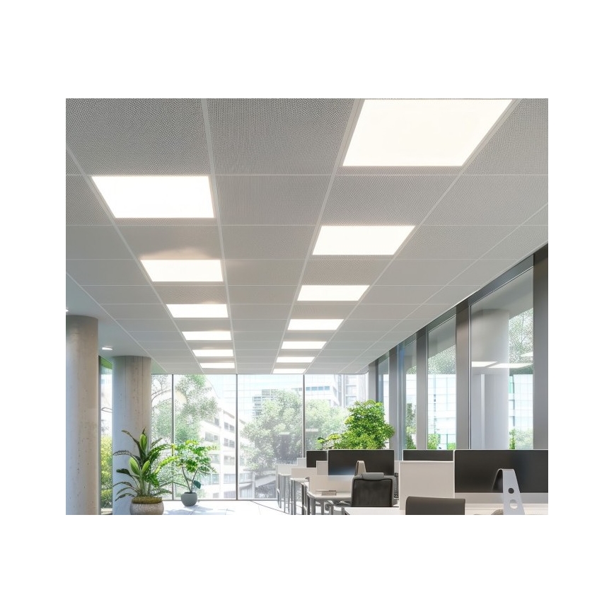 LED dimbar infälld panel CAPRI LED/25/36/40W/230V 3000/4000/5700K UGR&lt;19 IP44 60x60 cm