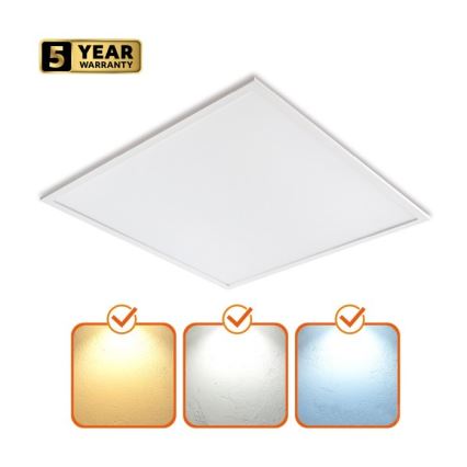 LED dimbar infälld panel CAPRI LED/25/36/40W/230V 3000/4000/5700K UGR&lt;19 IP44 60x60 cm
