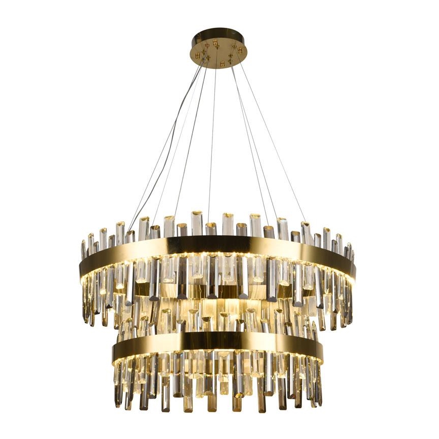 LED Dimbar kristallkrona på kabel LED/190W/230V 3000-6500K + fjärrkontroll