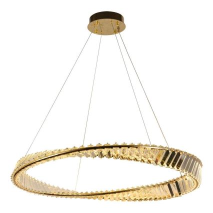 LED Dimbart kristallkrona på kabel LED/50W/230V 3000-6500K + fjärrkontroll
