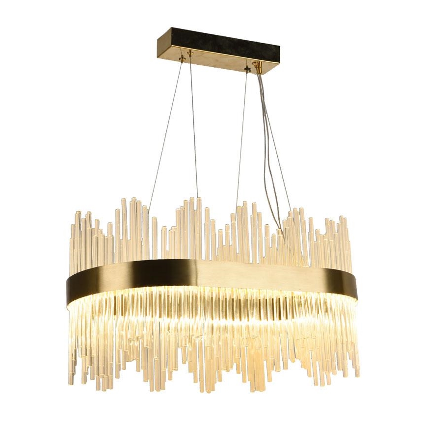 LED Dimbar kristallkrona på kabel LED/70W/230V 3000-6500K + fjärrkontroll