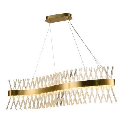 LED Dimbar kristallkrona på kabel LED/95W/230V 3000-6500K + fjärrkontroll