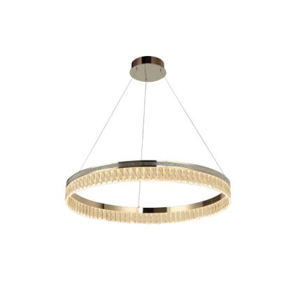 Dimbbar LED-kristallkrona på vajer THALIA LED/55W/230V 3000–6000K Ø 80 cm + fjärrkontroll
