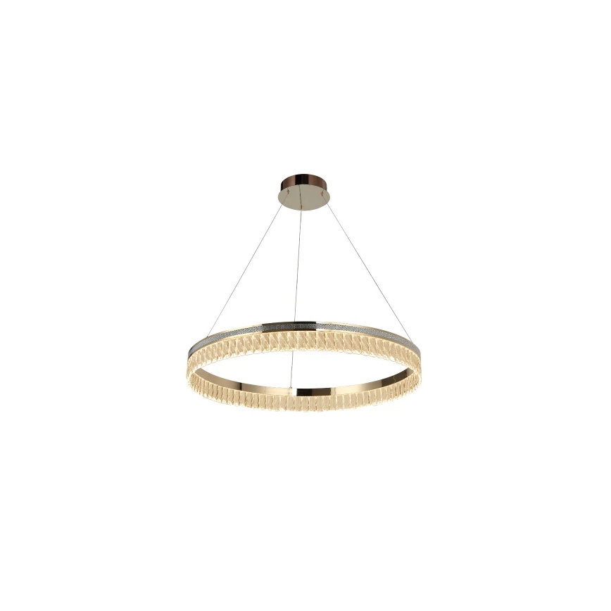 Dimbbar LED-kristallkrona på vajer THALIA LED/55W/230V 3000–6000K Ø 80 cm + fjärrkontroll