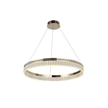 Dimbbar LED-kristallkrona på vajer THALIA LED/55W/230V 3000–6000K Ø 80 cm + fjärrkontroll