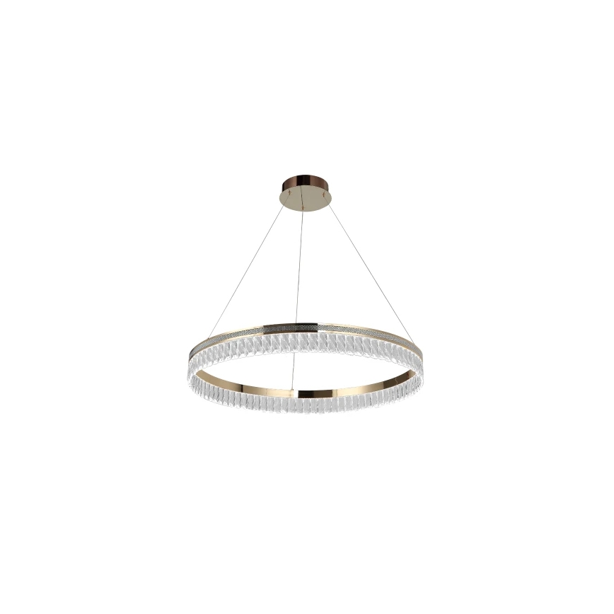 Dimbbar LED-kristallkrona på vajer THALIA LED/55W/230V 3000–6000K Ø 80 cm + fjärrkontroll