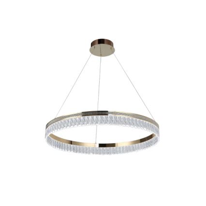 Dimbbar LED-kristallkrona på vajer THALIA LED/55W/230V 3000–6000K Ø 80 cm + fjärrkontroll
