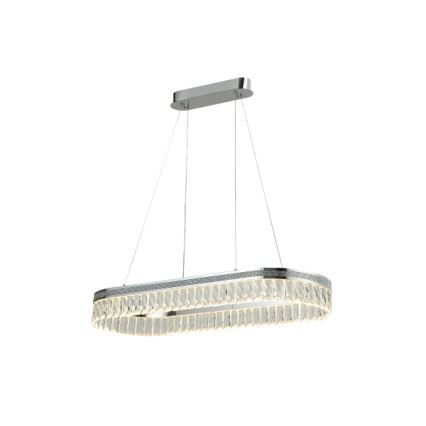 Dimmbar LED-kristallkrona med vajer THALIA LED/50W/230V 3000-6000K + fjärrkontroll
