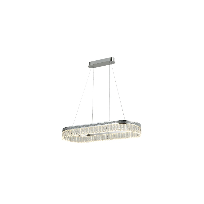 Dimmbar LED-kristallkrona med vajer THALIA LED/50W/230V 3000-6000K + fjärrkontroll