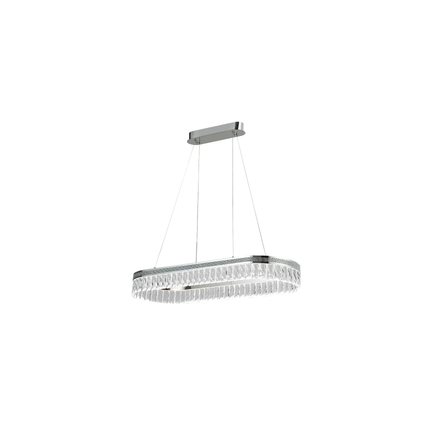 Dimmbar LED-kristallkrona med vajer THALIA LED/50W/230V 3000-6000K + fjärrkontroll