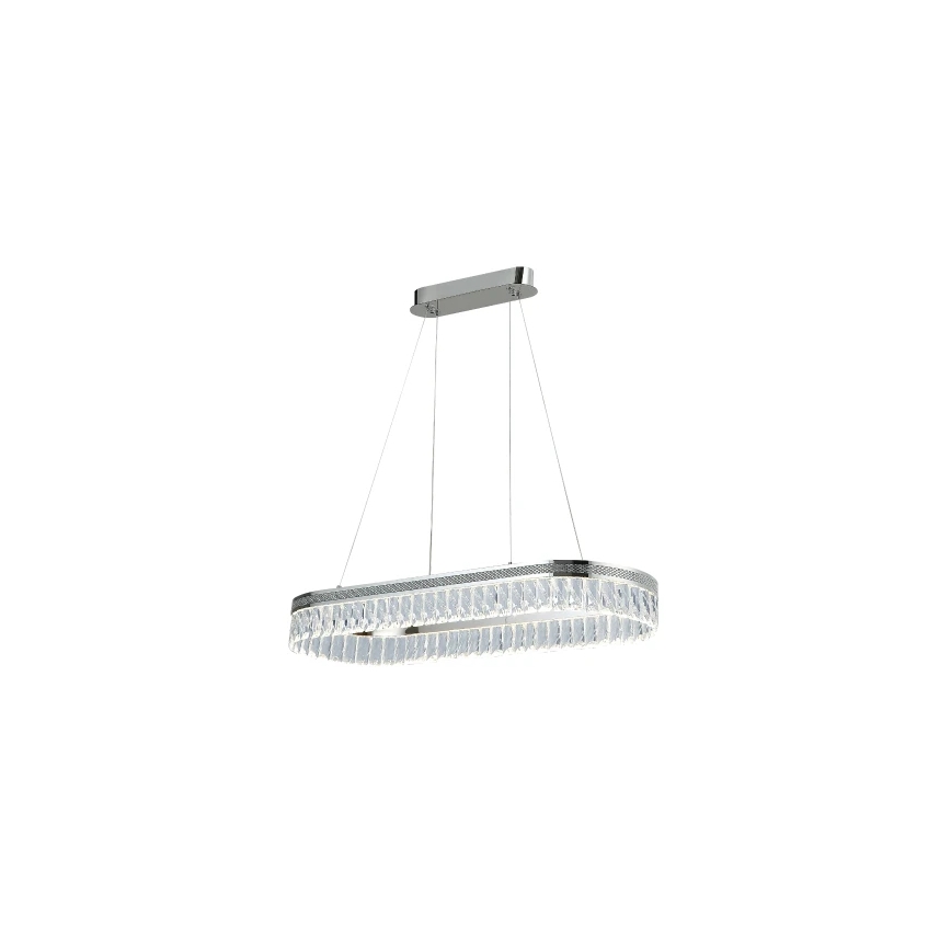 Dimmbar LED-kristallkrona med vajer THALIA LED/50W/230V 3000-6000K + fjärrkontroll