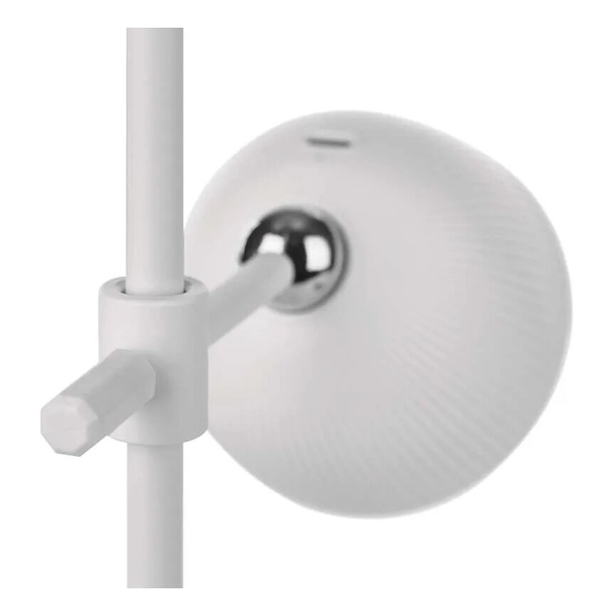 LED Dimbart uppladdningsbart skrivbordslampa magnetisk 4-i-1 LED/4,2W/3,7V 4000K 1200mAh vit