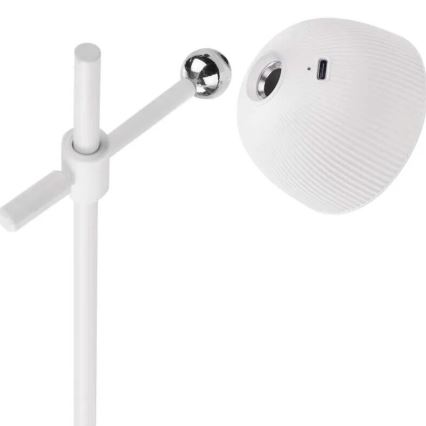LED Dimbart uppladdningsbart skrivbordslampa magnetisk 4-i-1 LED/4,2W/3,7V 4000K 1200mAh vit