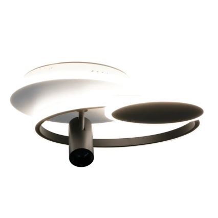 LED Dimbar taklampa LED/65W/230V 3000-6500K vit/svart + fjärrkontroll