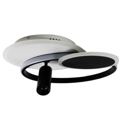 LED Dimbar taklampa LED/65W/230V 3000-6500K vit/svart + fjärrkontroll