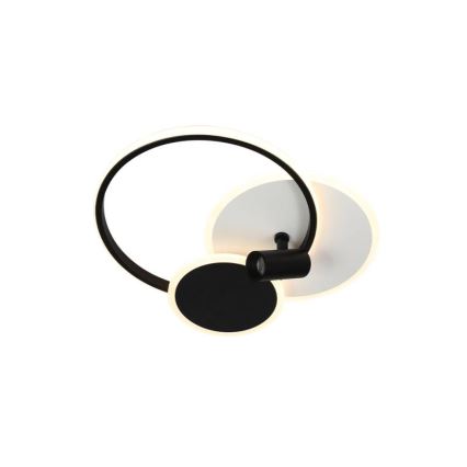 LED Dimbar taklampa LED/65W/230V 3000-6500K vit/svart + fjärrkontroll