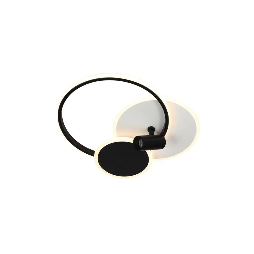 LED Dimbar taklampa LED/65W/230V 3000-6500K vit/svart + fjärrkontroll