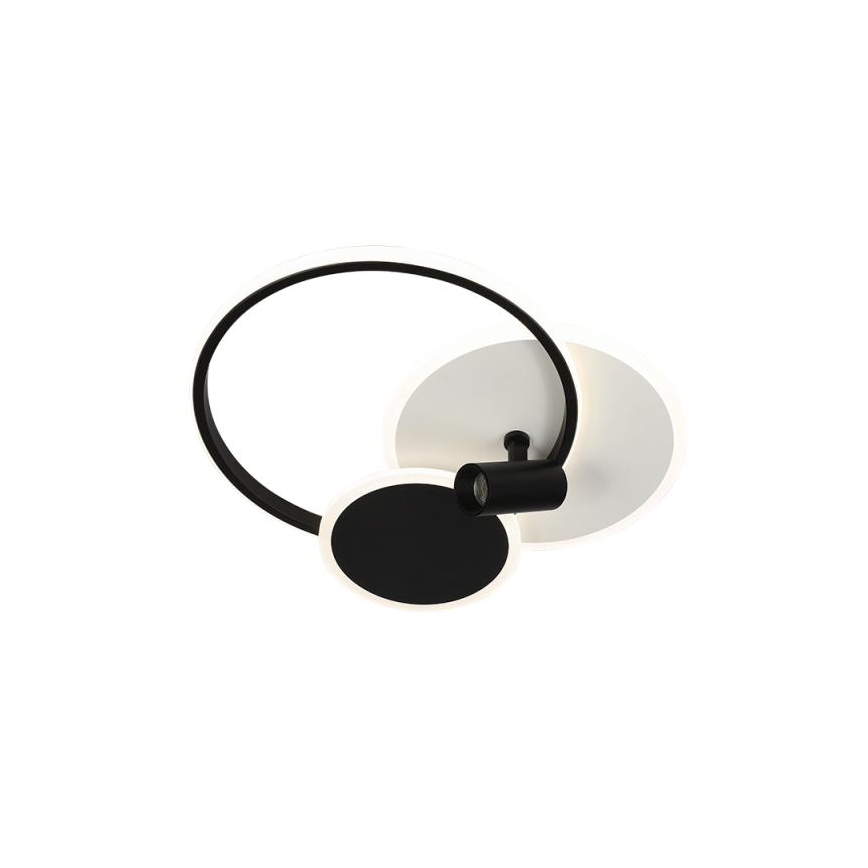 LED Dimbar taklampa LED/65W/230V 3000-6500K vit/svart + fjärrkontroll